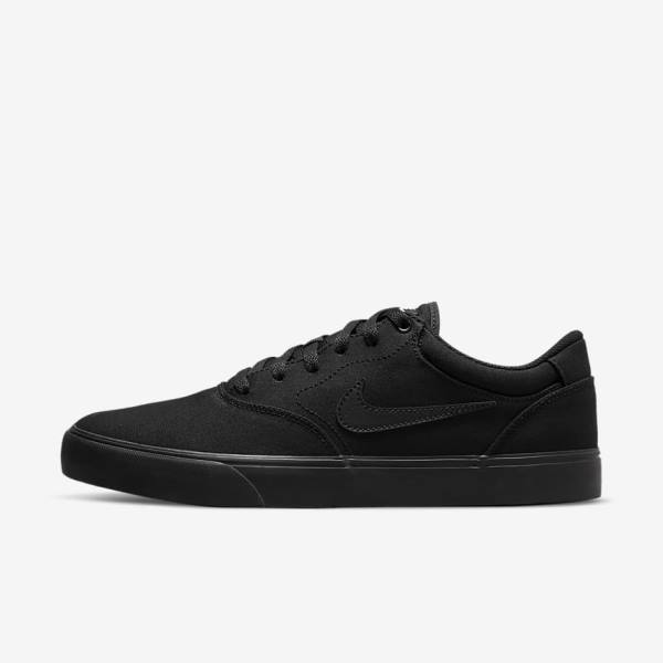 Nike SB Chron 2 Canvas Muške Skate Tenisice Crne | NK075OUV