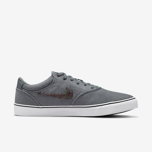 Nike SB Chron 2 Canvas Premium Muške Skate Tenisice Sive Bijele | NK127WMF