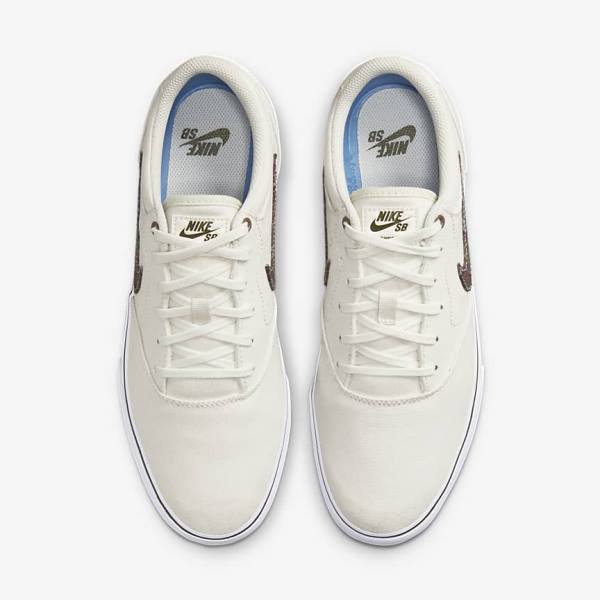 Nike SB Chron 2 Canvas Premium Ženske Skate Tenisice Sive Zelene | NK120CWI