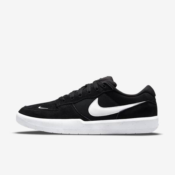 Nike SB Force 58 Muške Skate Tenisice Crne Bijele | NK064IET