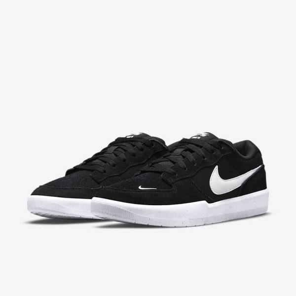 Nike SB Force 58 Muške Tenisice Crne Bijele | NK638XUO