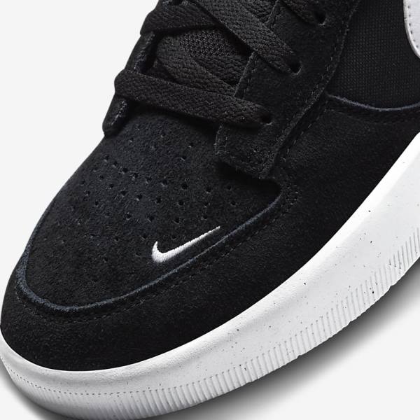 Nike SB Force 58 Muške Tenisice Crne Bijele | NK638XUO