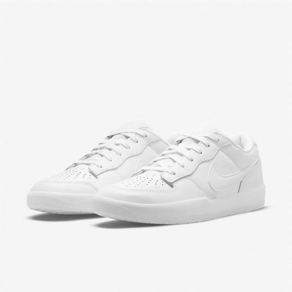 Nike SB Force 58 Premium Ženske Skate Tenisice Bijele | NK519OCQ