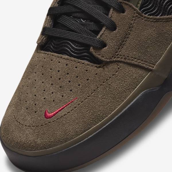 Nike SB Ishod Wair Muške Skate Tenisice Svijetlo Maslinasto Zelene Svijetlo Maslinasto Zelene Crvene Crn | NK326EVB