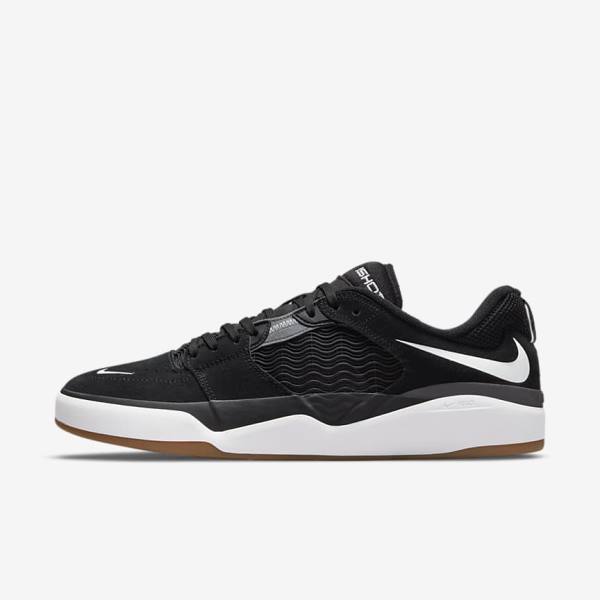 Nike SB Ishod Wair Muške Skate Tenisice Crne Tamno Sive Bijele | NK742FRD