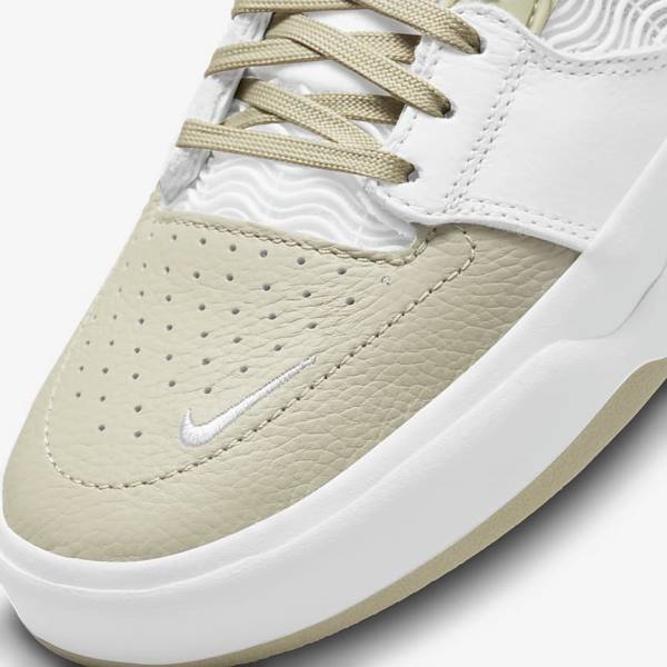 Nike SB Ishod Wair Premium Muške Skate Tenisice Svijetlo Sive Bijele Kaki Boja | NK698IXO