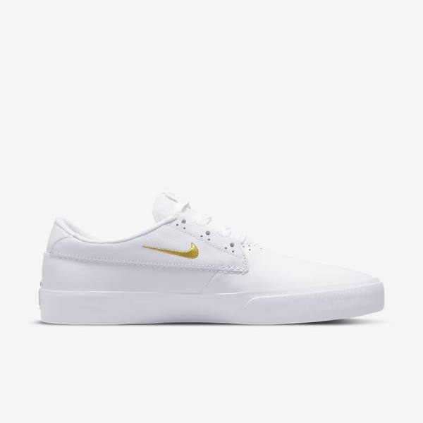 Nike SB Shane PRM Ženske Skate Tenisice Bijele Metalne Zlatne | NK849SHY