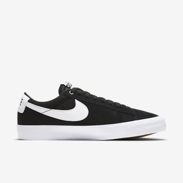 Nike SB Zoom Blazer Low Pro GT Muške Skate Tenisice Crne Svijetlo Smeđe Bijele | NK263FSA