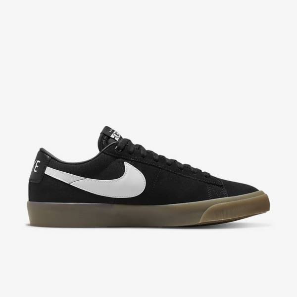 Nike SB Zoom Blazer Low Pro GT Ženske Skate Tenisice Crne Bijele | NK816WDC