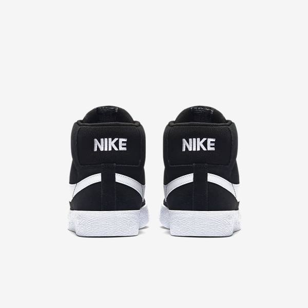 Nike SB Zoom Blazer Mid Muške Tenisice Crne Bijele | NK832VPA