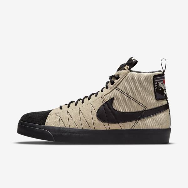 Nike SB Zoom Blazer Mid Premium Muške Tenisice Narančaste Crne | NK384BGE