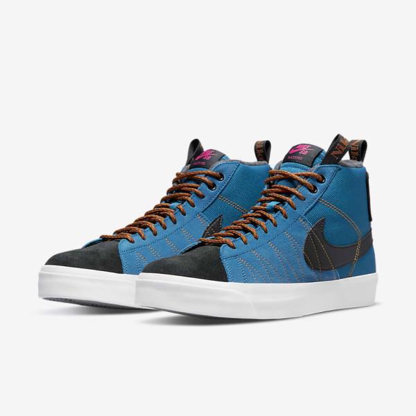 Nike SB Zoom Blazer Mid Premium Muške Tenisice Crne | NK473MRP