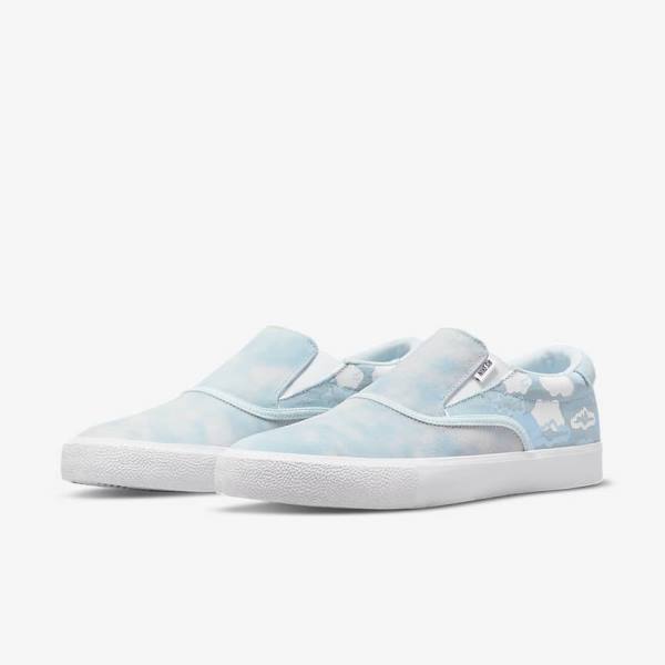 Nike SB Zoom Verona Slip x Rayssa Leal Dječje Skate Tenisice Plave Bijele Plave | NK495TJN