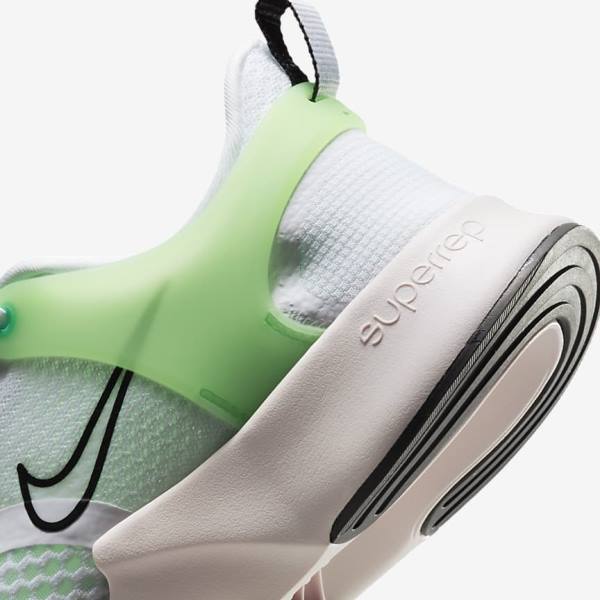 Nike SuperRep Go 2 Ženske Tenisice Za Trening Bijele Zelene Svijetlo Roze Crne | NK097QIG