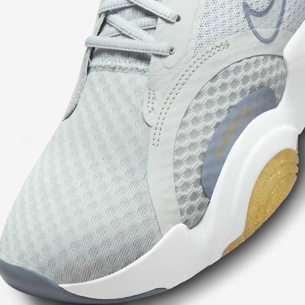 Nike SuperRep Go 2 Ženske Tenisice Za Trening Platine Metalne Zlatne Bijele | NK752XBS