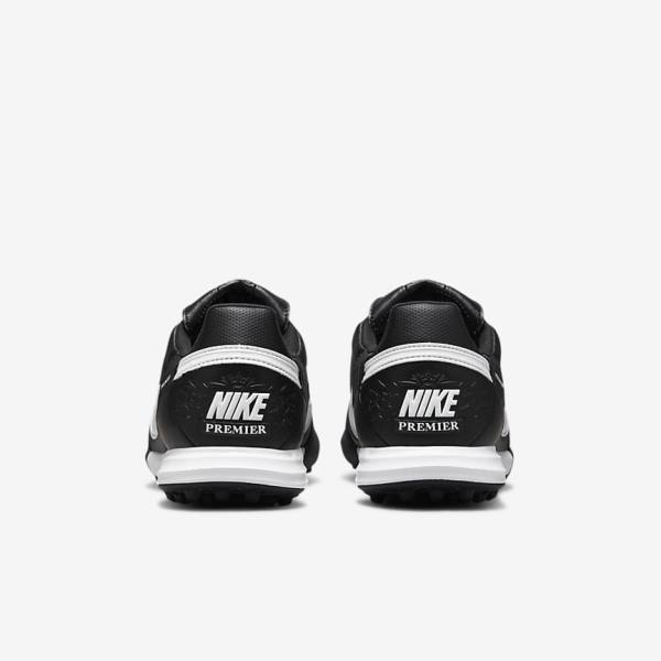 Nike The Premier 3 TF Artificial-Turf Muške Tenisice Za Nogomet Crne Bijele | NK975YEW