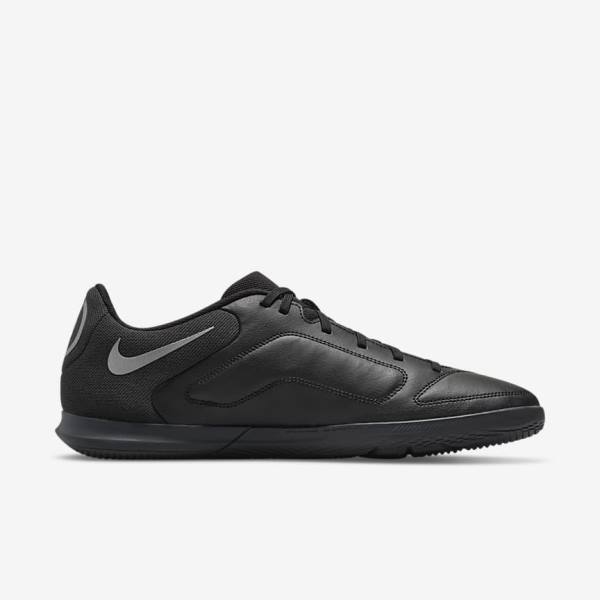 Nike Tiempo Legend 9 Club IC Indoor-Court Muške Tenisice Za Nogomet Crne Tamno Sive | NK015GKL