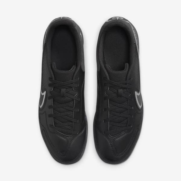 Nike Tiempo Legend 9 Club IC Indoor-Court Ženske Tenisice Za Nogomet Crne Tamno Sive | NK504EVZ