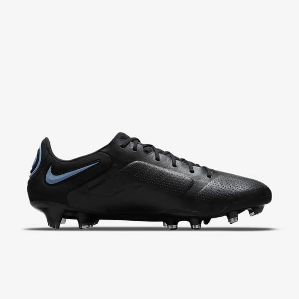 Nike Tiempo Legend 9 Elite FG Firm-Ground Muške Tenisice Za Nogomet Crne Sive | NK179WCN