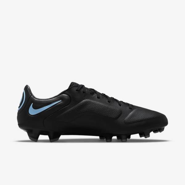 Nike Tiempo Legend 9 Pro FG Firm-Ground Muške Tenisice Za Nogomet Crne Sive | NK653FZK