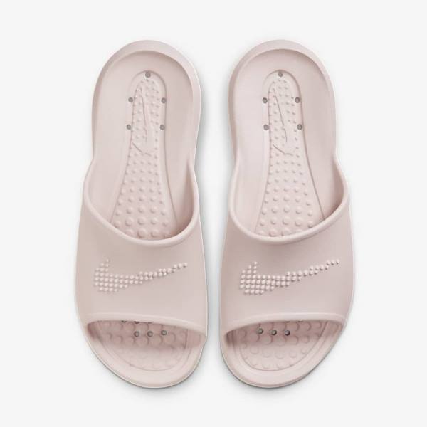 Nike Victori One Shower Ženske Natikače Roze Roze Bijele | NK690UKN