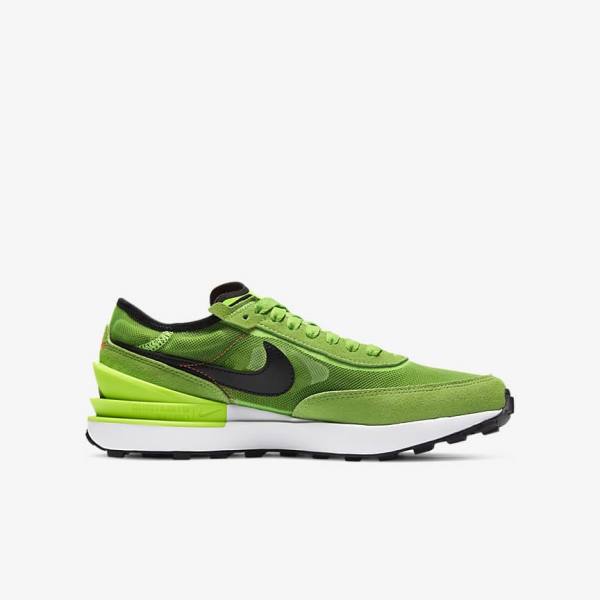 Nike Waffle One Older Dječje Cipele Za Hodanje Zelene Crvene Crne | NK290LZF