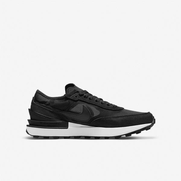 Nike Waffle One Older Dječje Cipele Za Hodanje Crne Bijele Narančaste Crne | NK678HJR