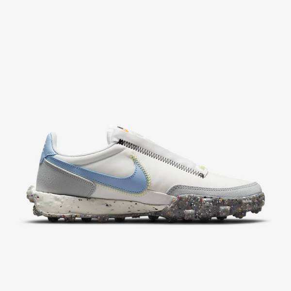 Nike Waffle Racer Crater Ženske Tenisice Bijele Svijetlo Limun | NK567UCX