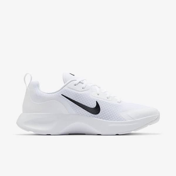 Nike Wearallday Muške Tenisice Bijele Crne | NK174XNH