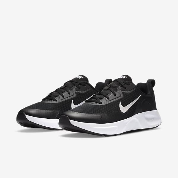 Nike Wearallday Muške Tenisice Crne Bijele | NK543MXA