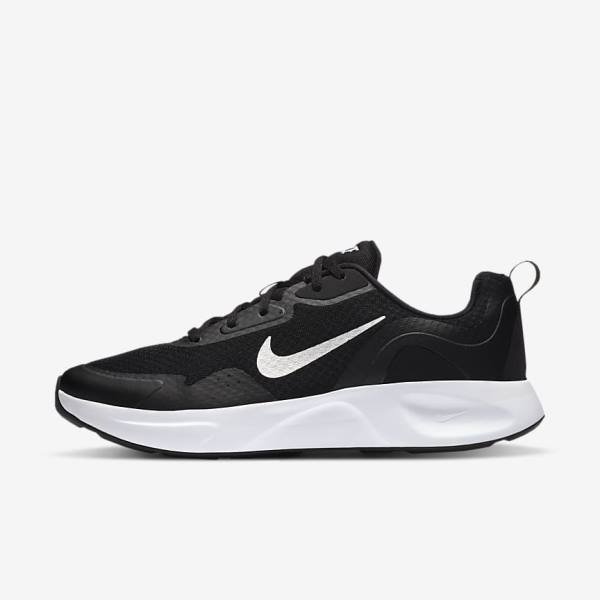 Nike Wearallday Muške Tenisice Crne Bijele | NK543MXA