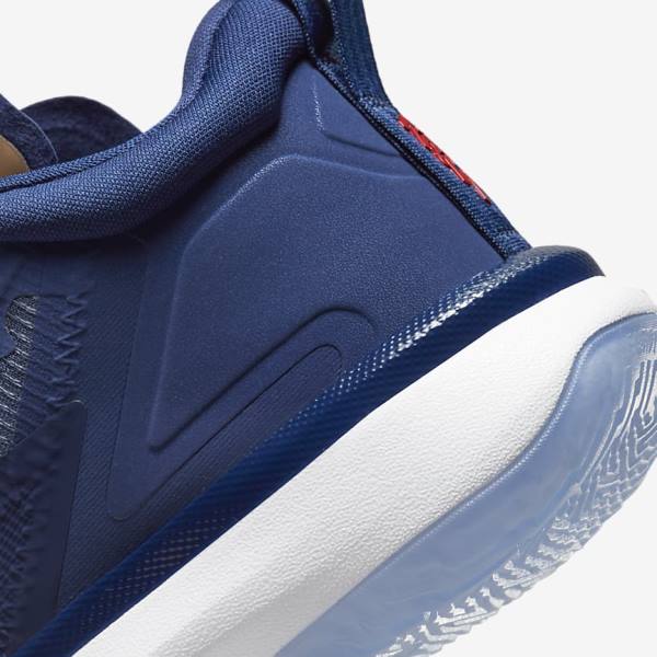 Nike Zion 1 Older Dječje Jordan Tenisice Plave Bijele Metalne Zlatne Crvene | NK284SCA