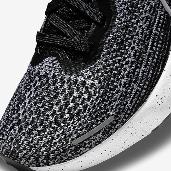 Nike ZoomX Invincible Run Flyknit Road Muške Tenisice Za Trčanje Bijele Crne Bijele | NK704VCW