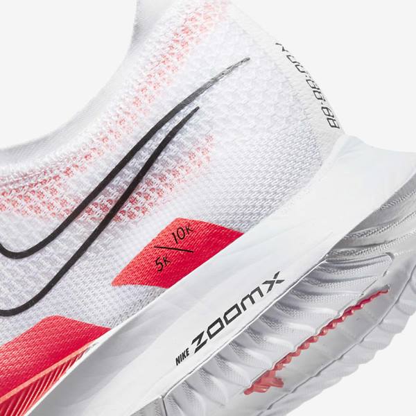 Nike ZoomX Streakfly Road Racing Muške Tenisice Za Trčanje Bijele Crvene Ljubičaste Crne | NK347YQD