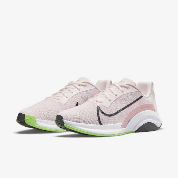 Nike ZoomX SuperRep Surge Endurance Class Ženske Tenisice Za Trening Svijetlo Roze Zelene Crne | NK497JRL