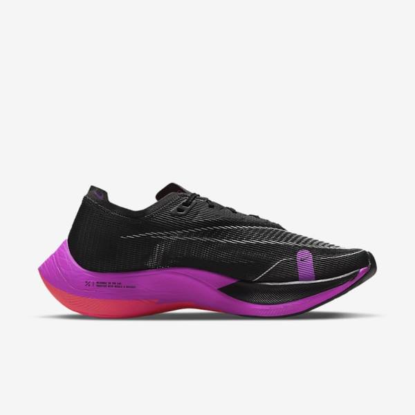 Nike ZoomX Vaporfly Next% 2 Road Racing Muške Tenisice Za Trčanje Crne Ljubičaste Sive Crvene | NK297IRY