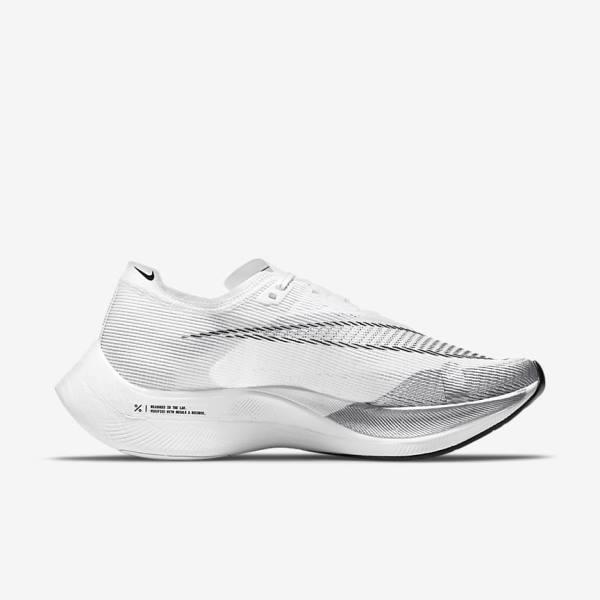 Nike ZoomX Vaporfly Next% 2 Road Racing Muške Tenisice Za Trčanje Crne Metalne Zlatne Bijele | NK324JNX