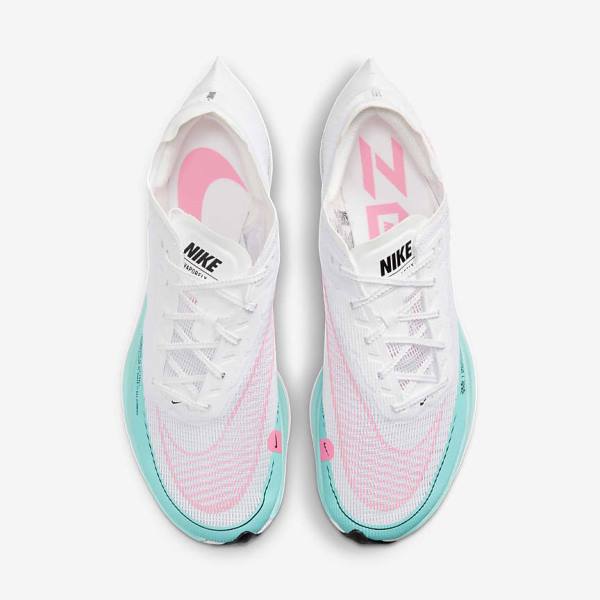 Nike ZoomX Vaporfly Next% 2 Road Racing Muške Tenisice Za Trčanje Zelene Plave Bijele Crne | NK647JRK