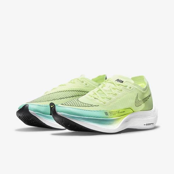 Nike ZoomX Vaporfly Next% 2 Road Racing Ženske Tenisice Za Trčanje Crne Metalne Zlatne Bijele | NK714OTZ