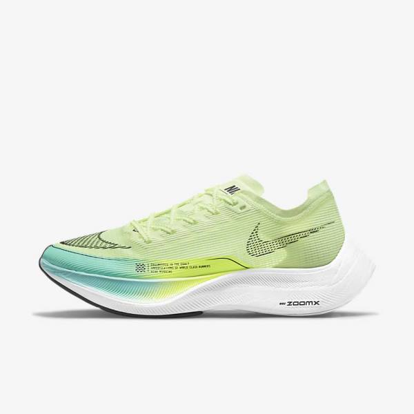 Nike ZoomX Vaporfly Next% 2 Road Racing Ženske Tenisice Za Trčanje Crne Metalne Zlatne Bijele | NK714OTZ