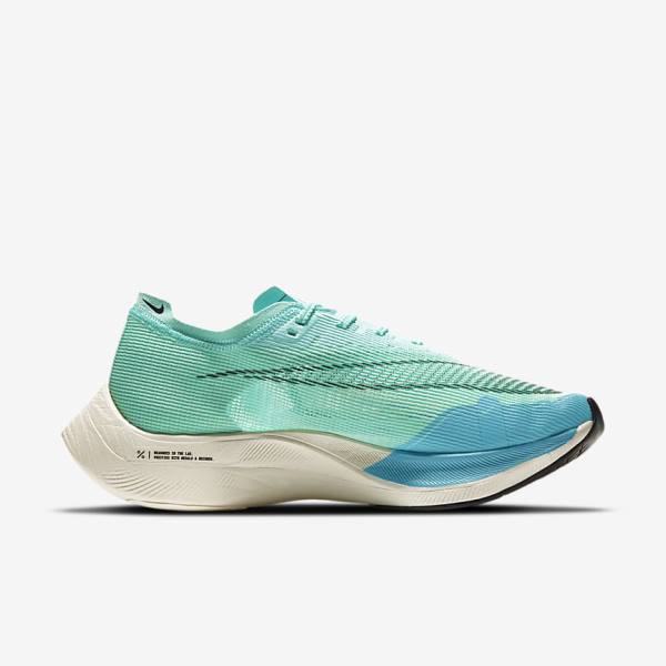 Nike ZoomX Vaporfly Next% 2 Road Racing Muške Tenisice Za Trčanje Bijele Metalne Srebrne Crne | NK743TQN