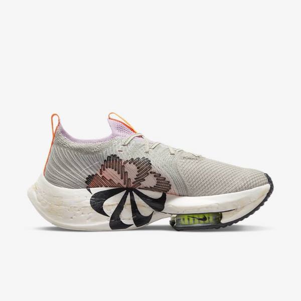 Nike Zoom Alphafly Next Nature Road Racing Muške Tenisice Za Trčanje Plave Sive Svijetlo Roze Svijetlo Krem Crne | NK210JEU