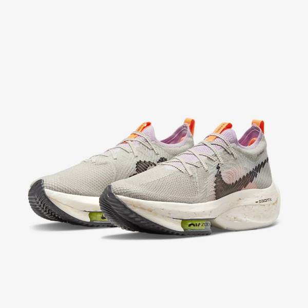 Nike Zoom Alphafly Next Nature Road Racing Muške Tenisice Za Trčanje Plave Sive Svijetlo Roze Svijetlo Krem Crne | NK210JEU