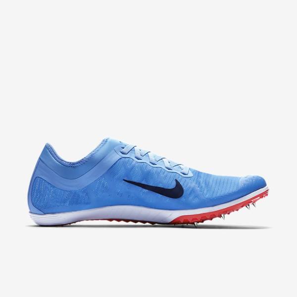 Nike Zoom Mamba 3 Unisex Distance Spike Muške Tenisice Za Trčanje Plave Svijetlo Crvene Plave | NK419GBU