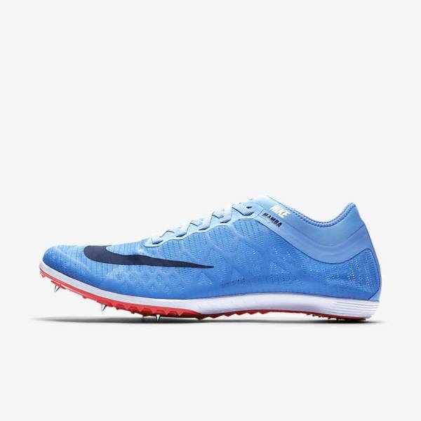 Nike Zoom Mamba 3 Unisex Distance Spike Muške Tenisice Za Trčanje Plave Svijetlo Crvene Plave | NK419GBU