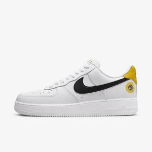 Nike Air Force 1 07 LV8 Muške Tenisice Bijele Žute Crne | NK548RWU