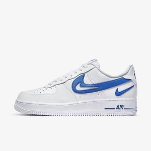 Nike Air Force 1 07 Muške Tenisice Bijele Kraljevska Plava | NK317DQP