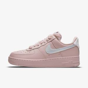 Nike Air Force 1 07 Ženske Tenisice Roze Metalne Srebrne | NK948YHC