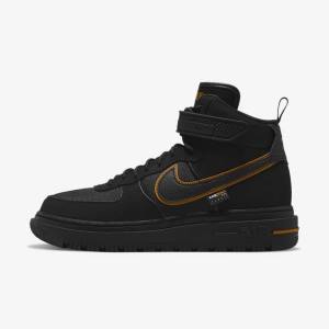 Nike Air Force 1 Boot Muške Tenisice Crne Smeđe Zlatne | NK023KYQ