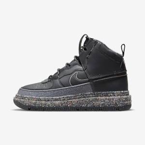 Nike Air Force 1 Boot Muške Tenisice Tamno Sive Crne | NK750USD